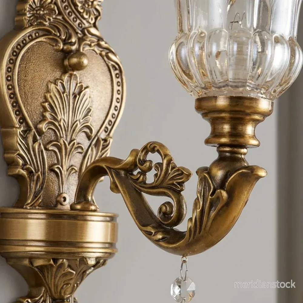 Vägglampa i vintagestil – Aurivelle - Bild 3