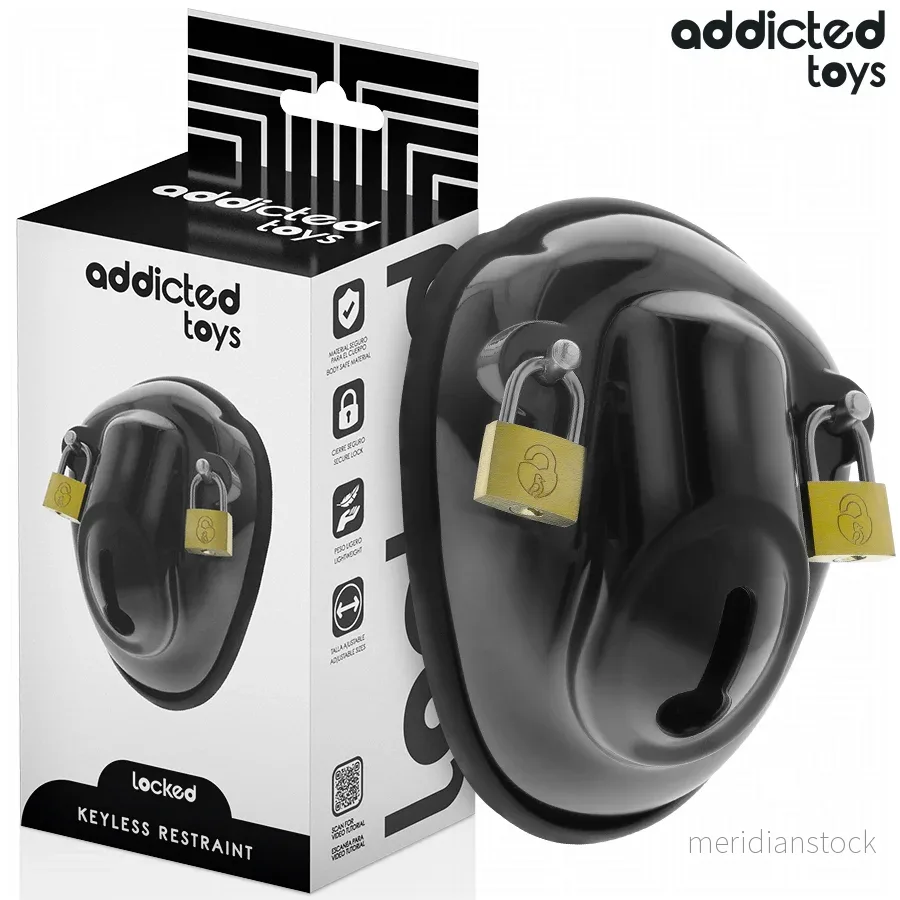 ADDICTED TOYS LOCKED - KEYLESS RESTRAINT PENIS CAGE 11.5 CM