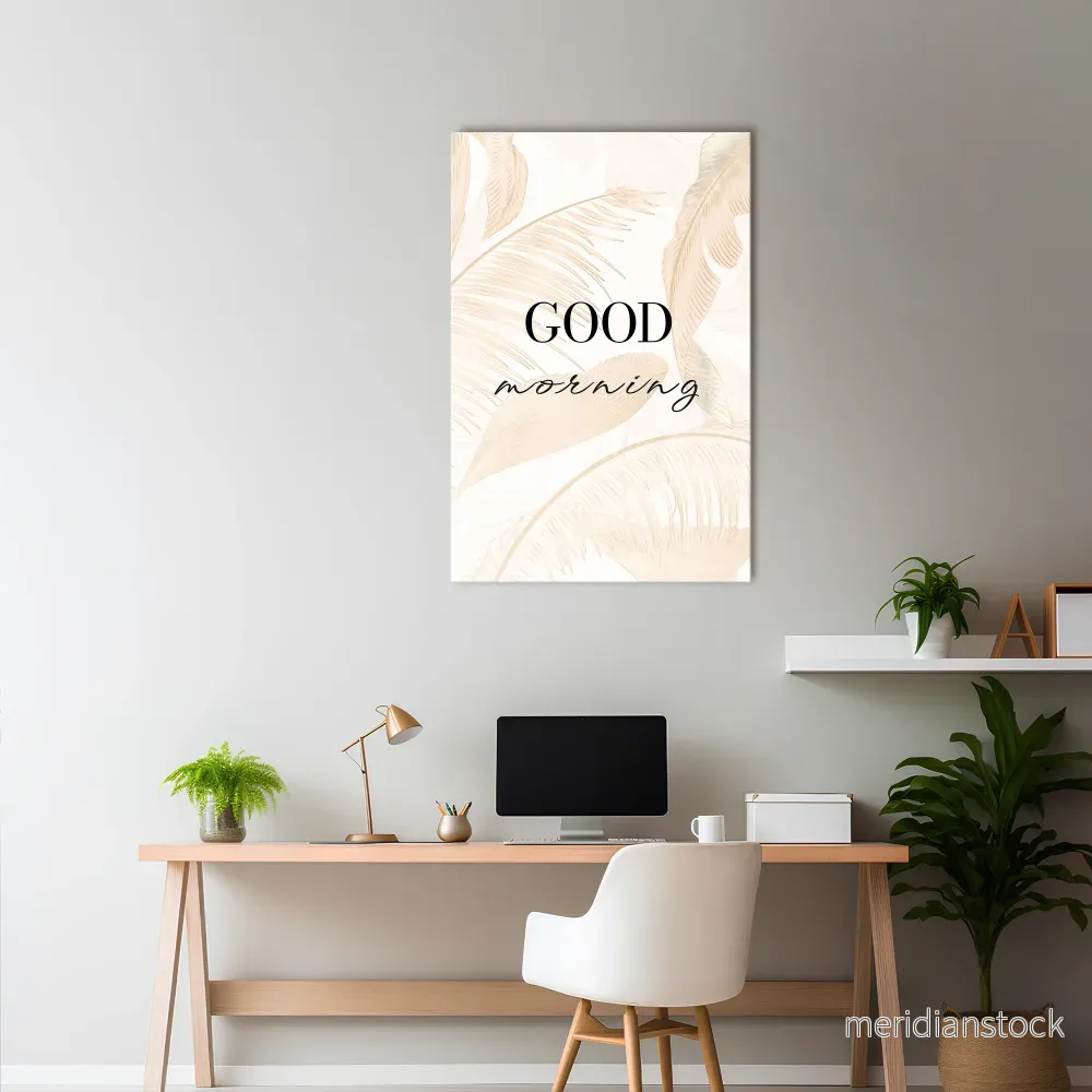 MORNING MIST MAGIC Vertical Canvas Print