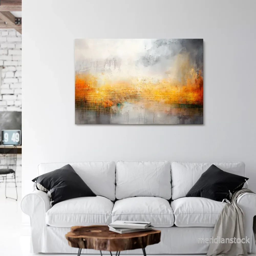 IMPRESSIONAL DAWN Horizontal Canvas Print IMPRESSIONAL DAWN Horizontal Canvas Print