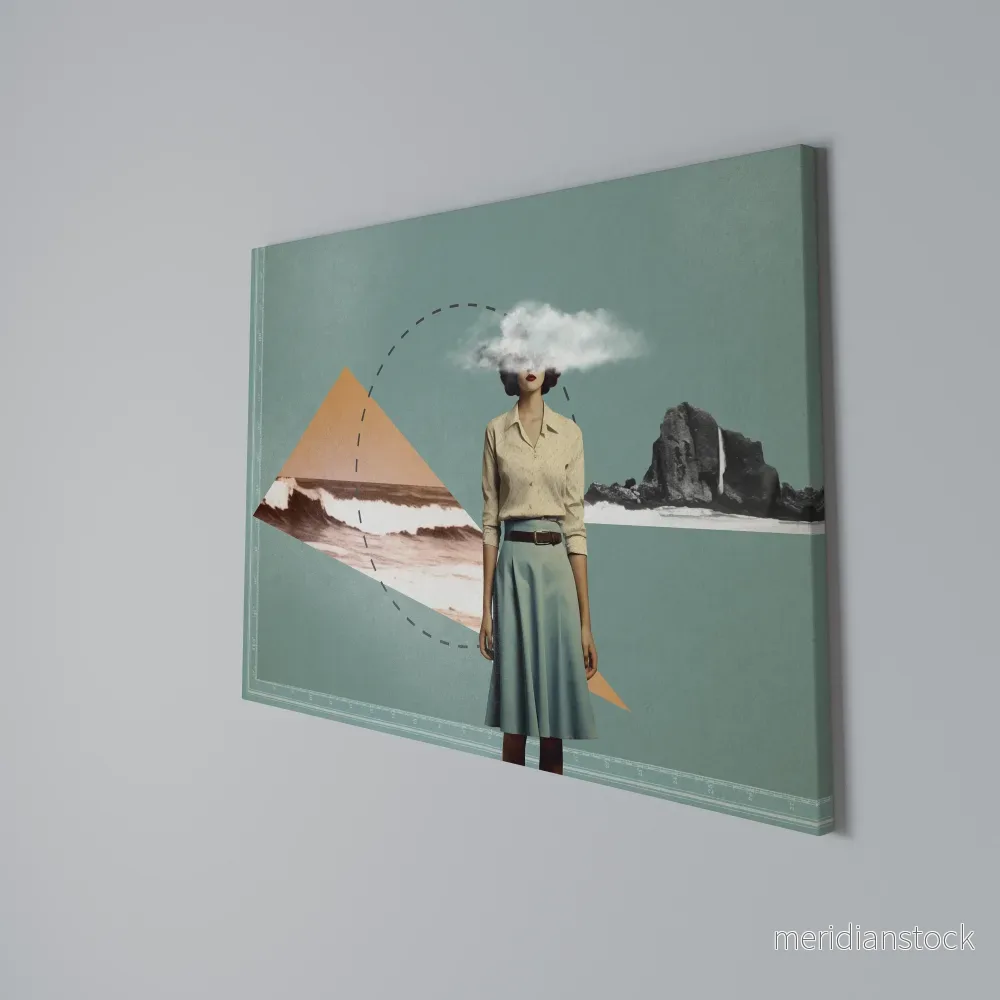 RETRO RESONANCE Horizontal Canvas Print RETRO RESONANCE Horizontal Canvas Print