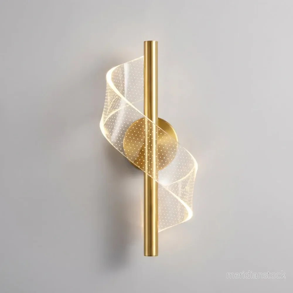 Modern spiralformad vägglampa - Virello - Bild 2