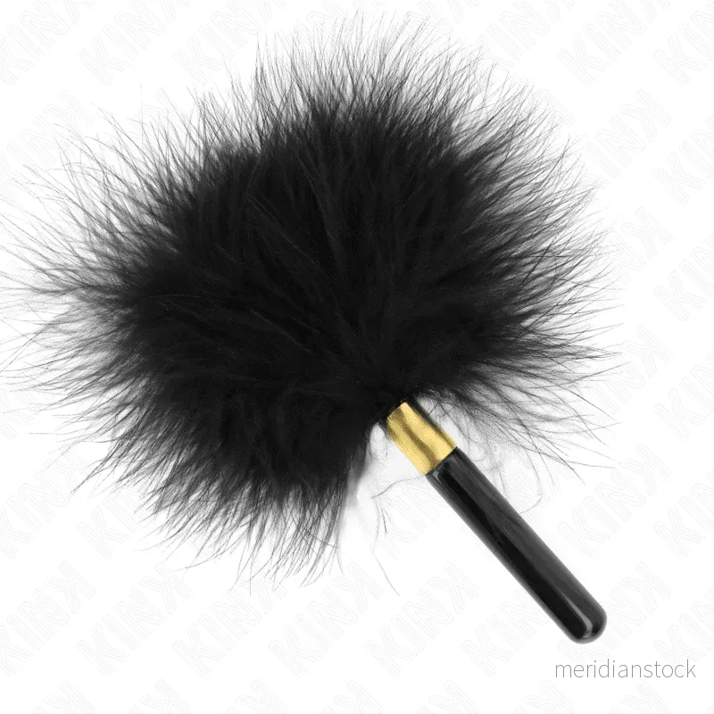 KINK - BLACK GOLD METAL TICKLE FEATHERS 18 CM - Bild 2