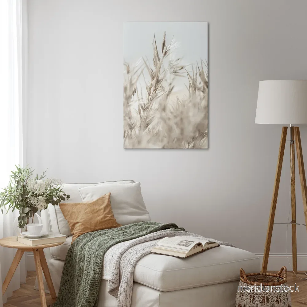 TRANQUIL GRASSES Vertical Canvas Print - Bild 2