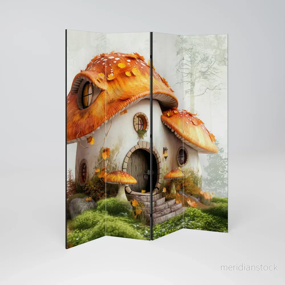 MYSTIC TOADSTOOL Rumsavdelare 4 paneler