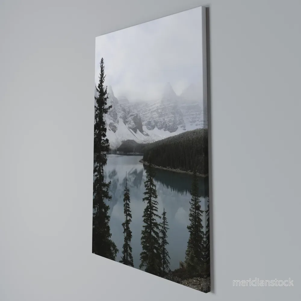 MISTY FOREST BOUNDARIES Vertical Canvas Print - Bild 3