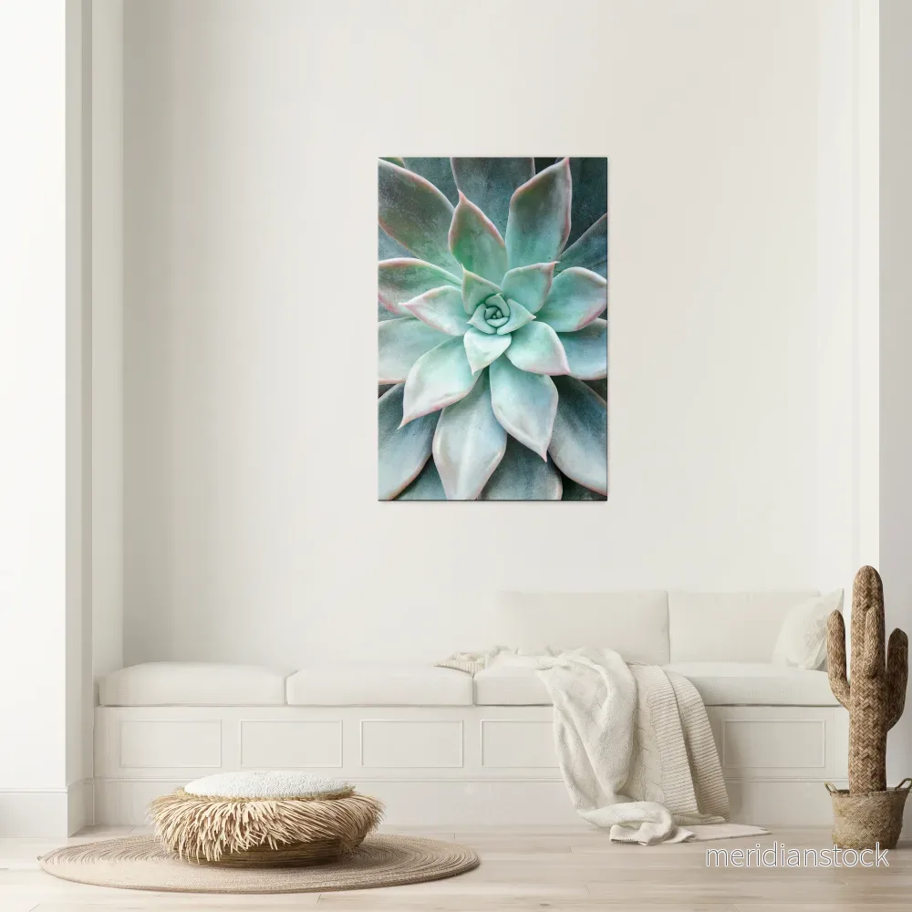 GEOMETRIC GARDEN MAGIC Vertical Canvas Print - Bild 2