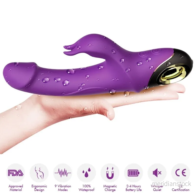ARMONY - METEROR DILDO VIBRATOR RABBIT PURPLE - Bild 3