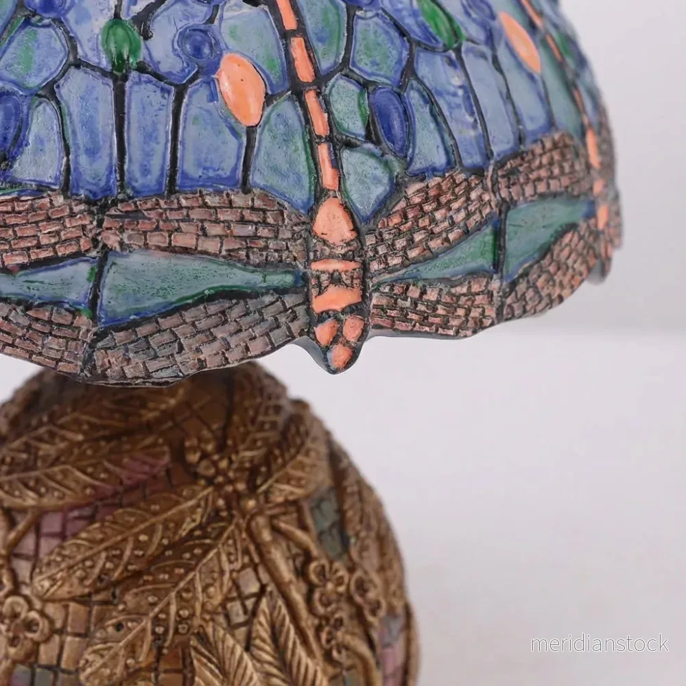 Vintageinspirerad bordslampa – Dragonluma - Bild 3