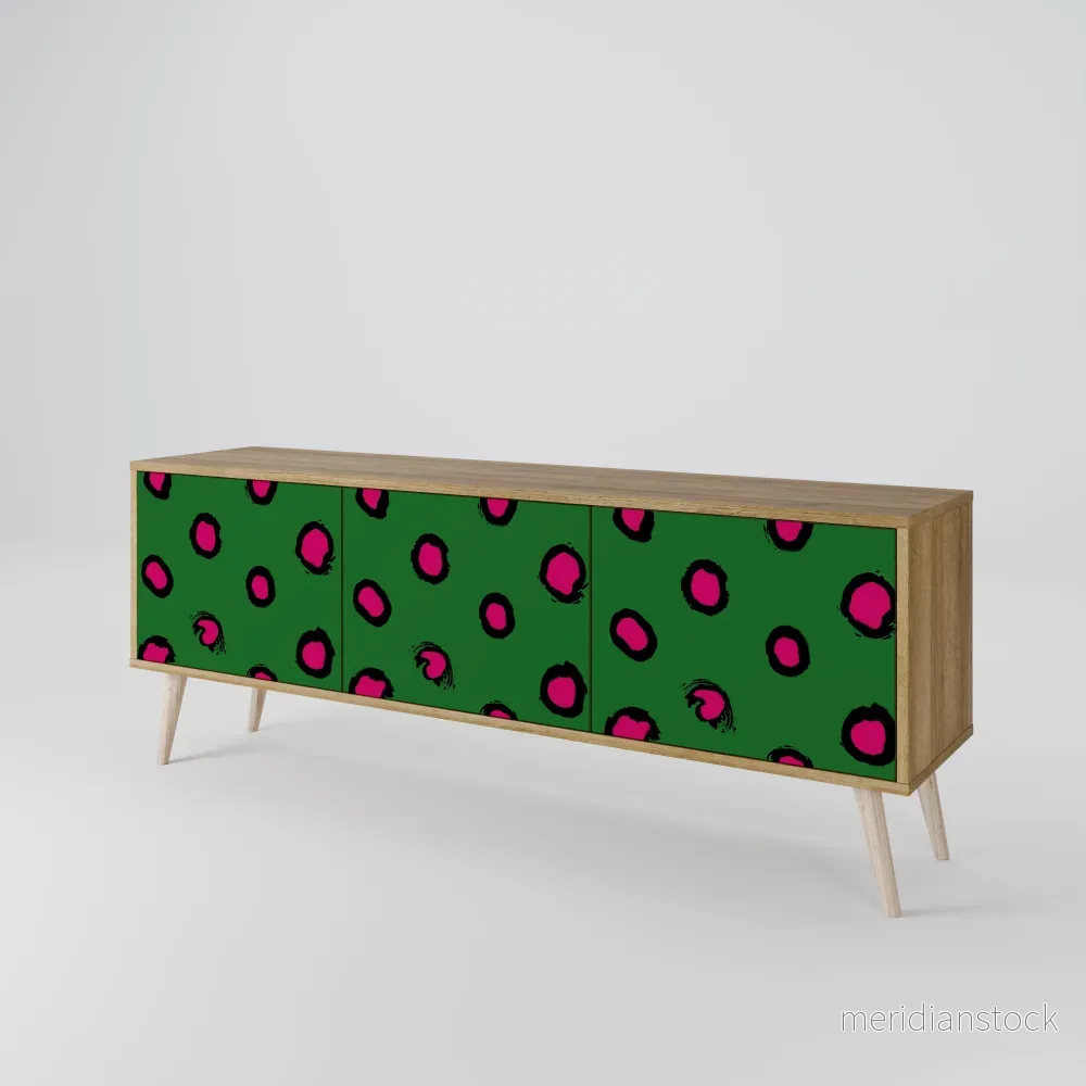 FUNKY SPOTS TV-bänk med 3 dörrar FUNKY SPOTS TV-bänk med 3 dörrar