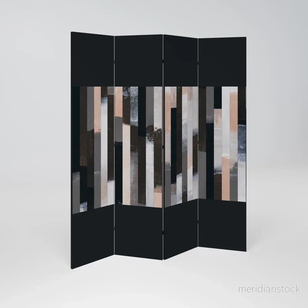 COLLAGE OF RECTANGLES Rumsavdelare 4 paneler - Bild 2