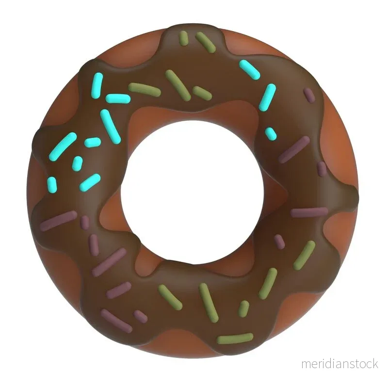 PRETTY LOVE - SUPER DONUT PENIS RING BROWN
