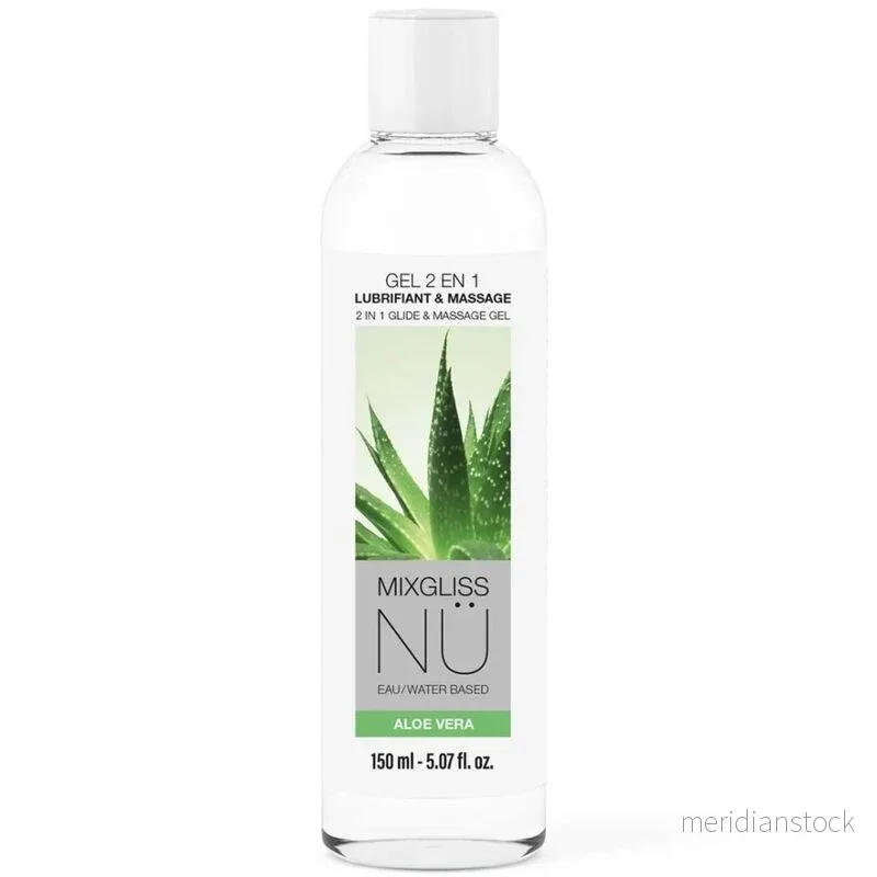 MIXGLISS - 2 IN 1 WATER-BASED LUBRICANT AND MASSAGE GEL NURU ALOE VERA 150 ML