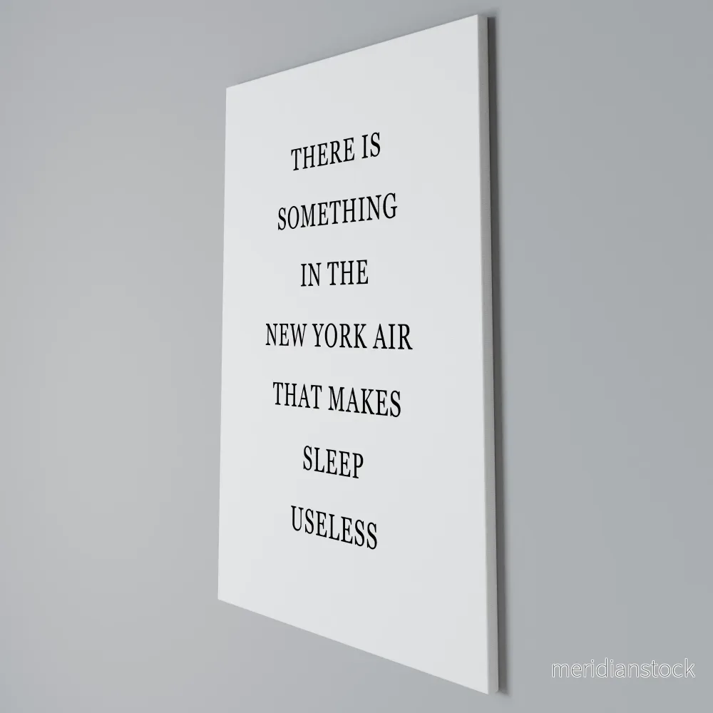 NEW YORK NIGHTS UNREST Vertical Canvas Print - Bild 3