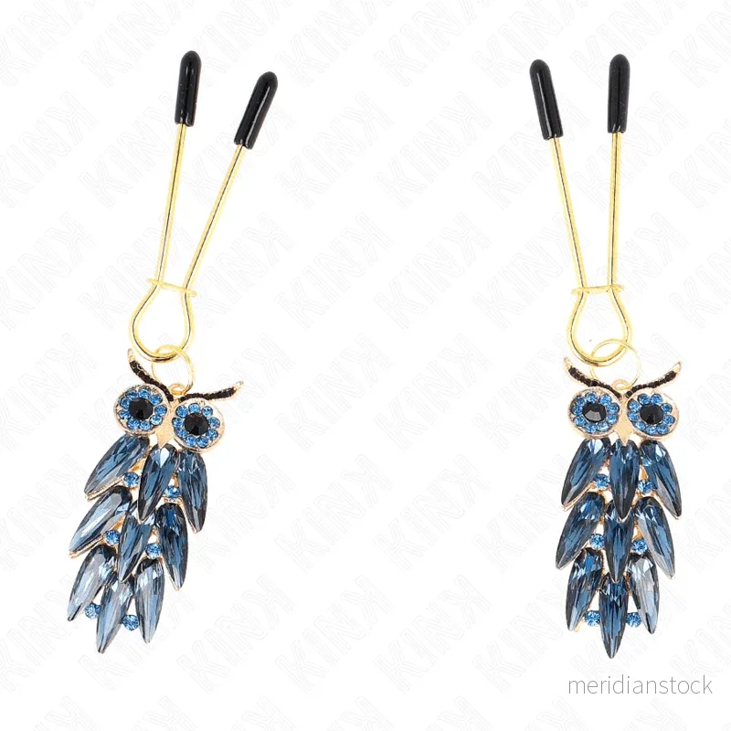 KINK - OWL PENDANT NIPPLE CLAMPS 6 CM - Bild 2