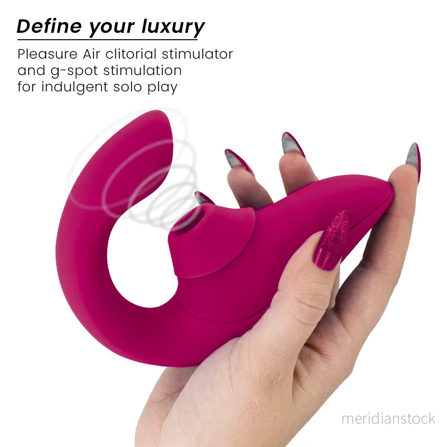 WOMANIZER - BLEND RABBIT VIBRATOR STIMULATOR VIBRANT PINK - Bild 3