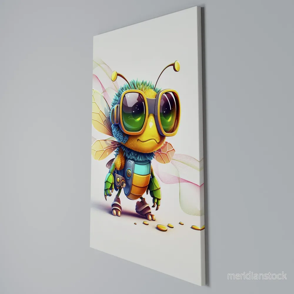 BUZZ BUDDY Vertical Canvas Print - Bild 3