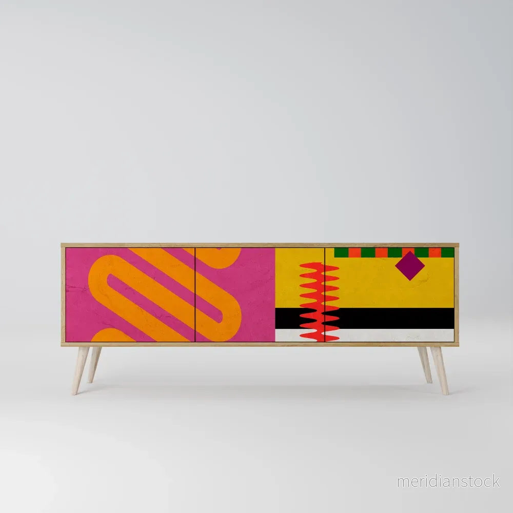VIVID ART TV-bänk med 3 dörrar - Bild 2