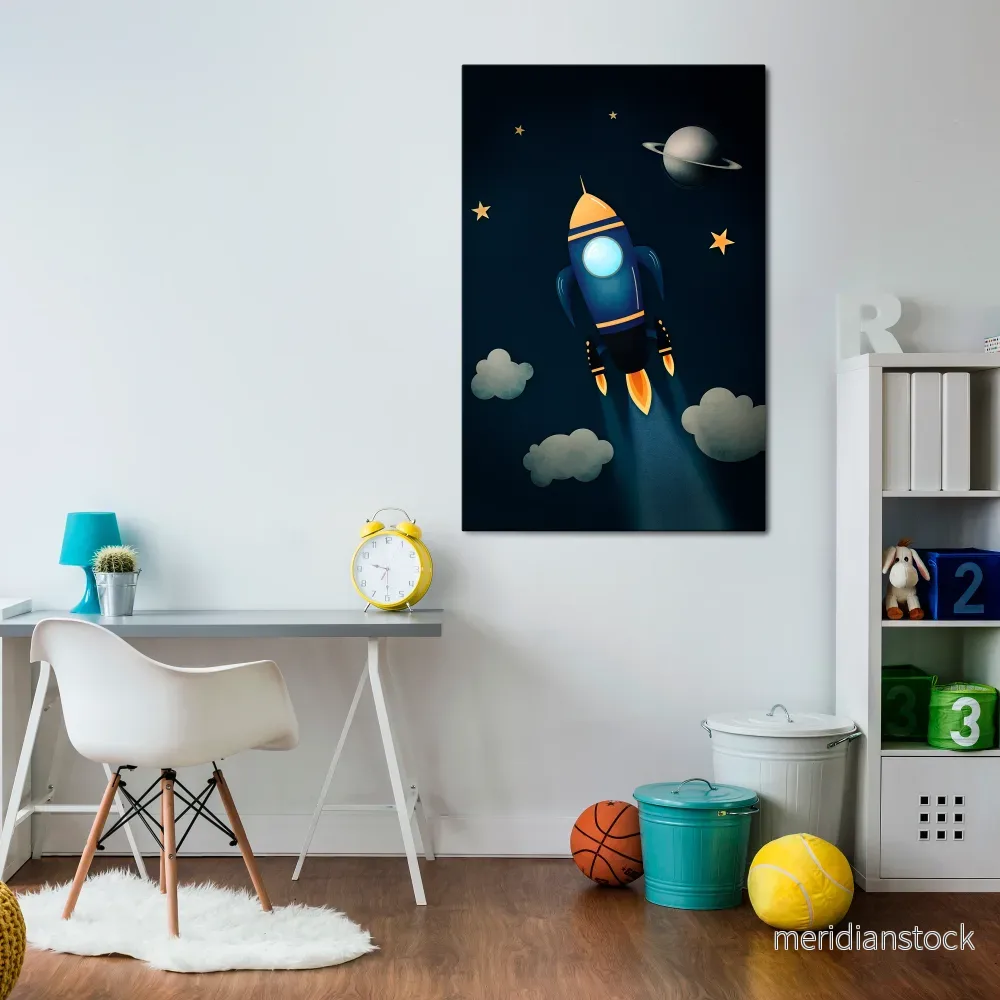 STELLAR SWING Vertical Canvas Print