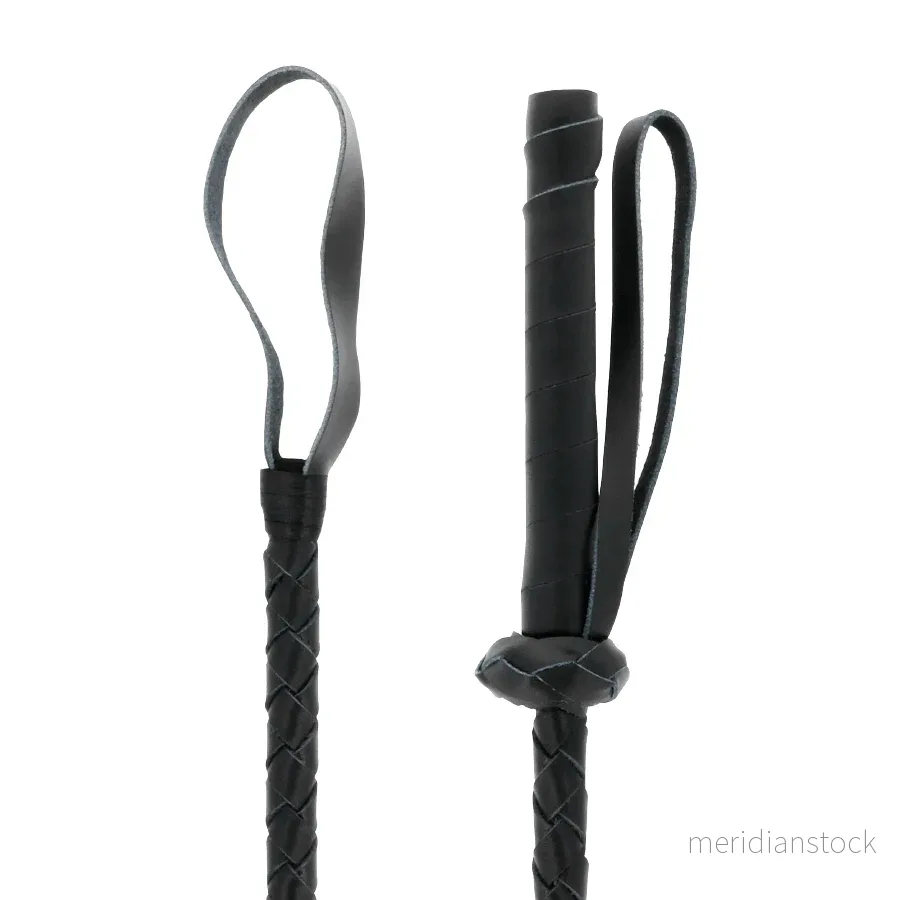 DARKNESS - LEATHER FETISH BDSM WHIP 60CM - Bild 2