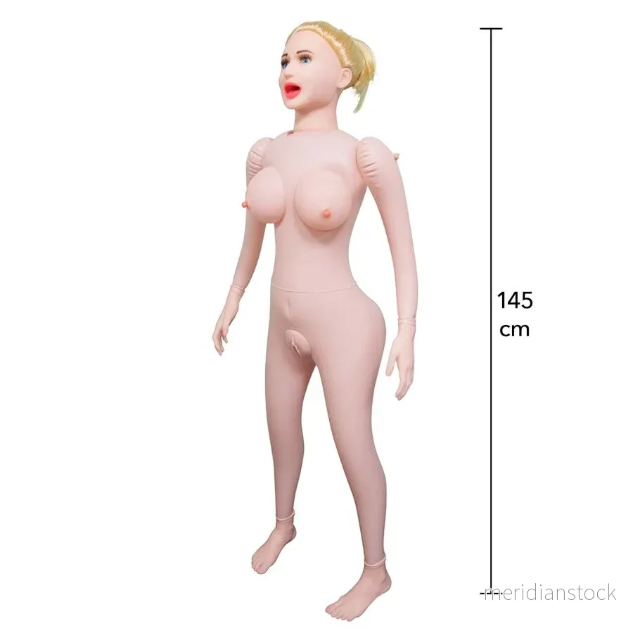 HIDDEN DESIRE - LUSTY LOLA INFLATABLE DOLL 145 CM - Bild 2