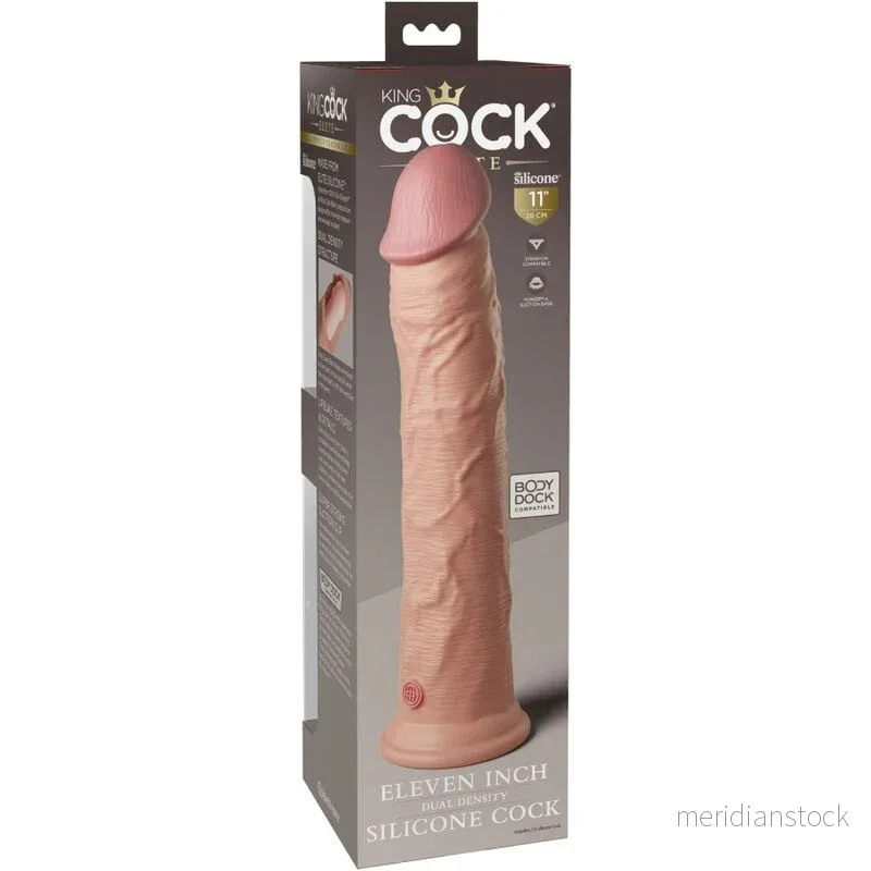KING COCK - ELITE REALISTIC SILICONE DILDO 28 CM