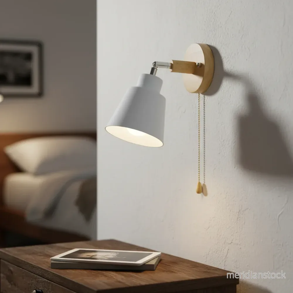 Modern väggspot med dragströmbrytare - TurnLume