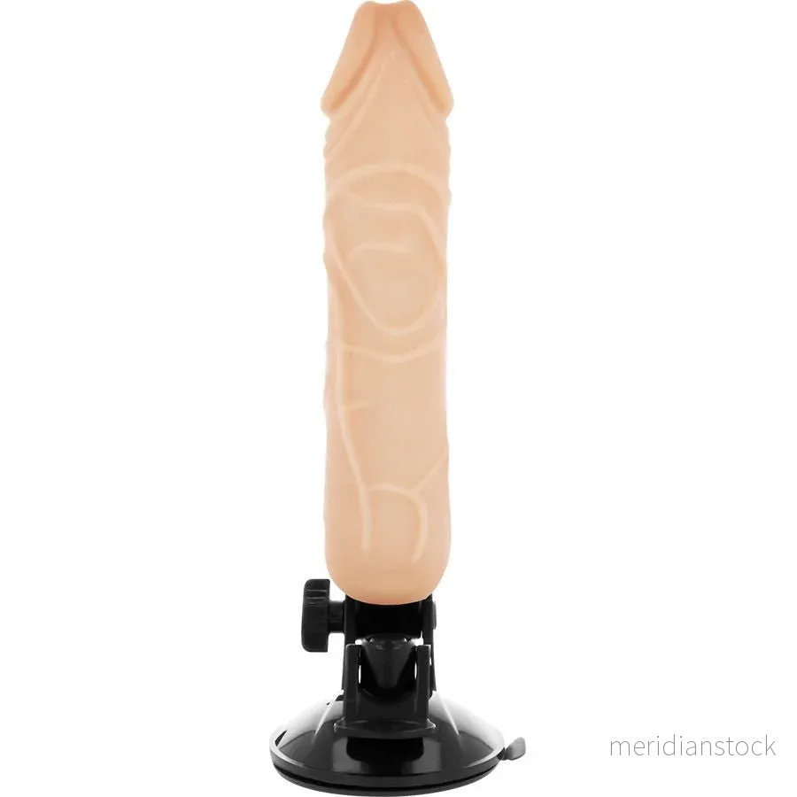 BASECOCK - REALISTIC VIBRATOR REMOTE CONTROL FLESH 20 CM -O- 4 CM