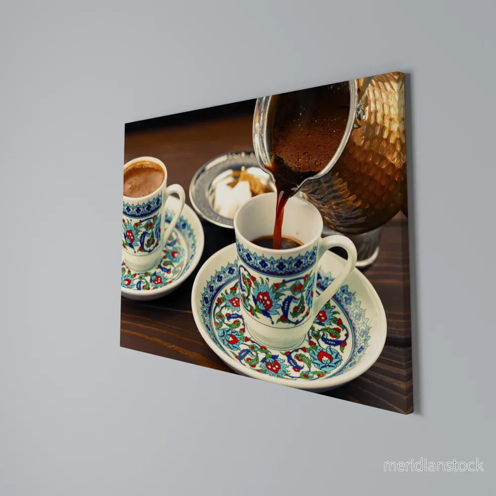 TRADITION IN A CUP Horizontal Canvas Print - Bild 3