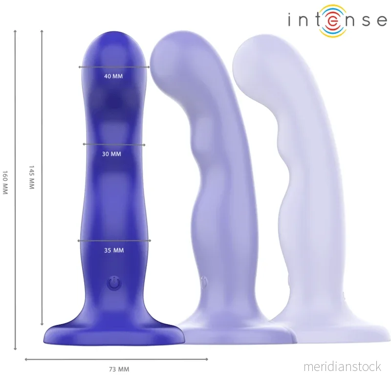 INTENSE - SHORTY VIBRATOR WITH SUCTION CUP BLUE REMOTE CONTROL - Bild 2