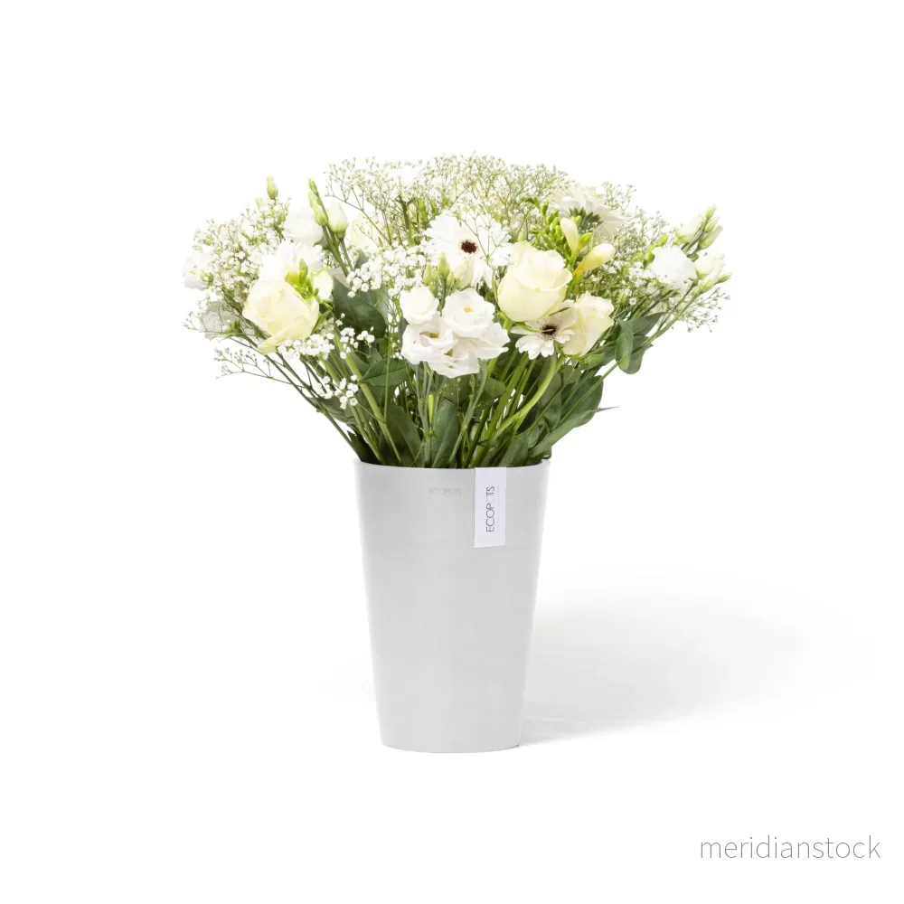 Kruka Pisa 14cm vit