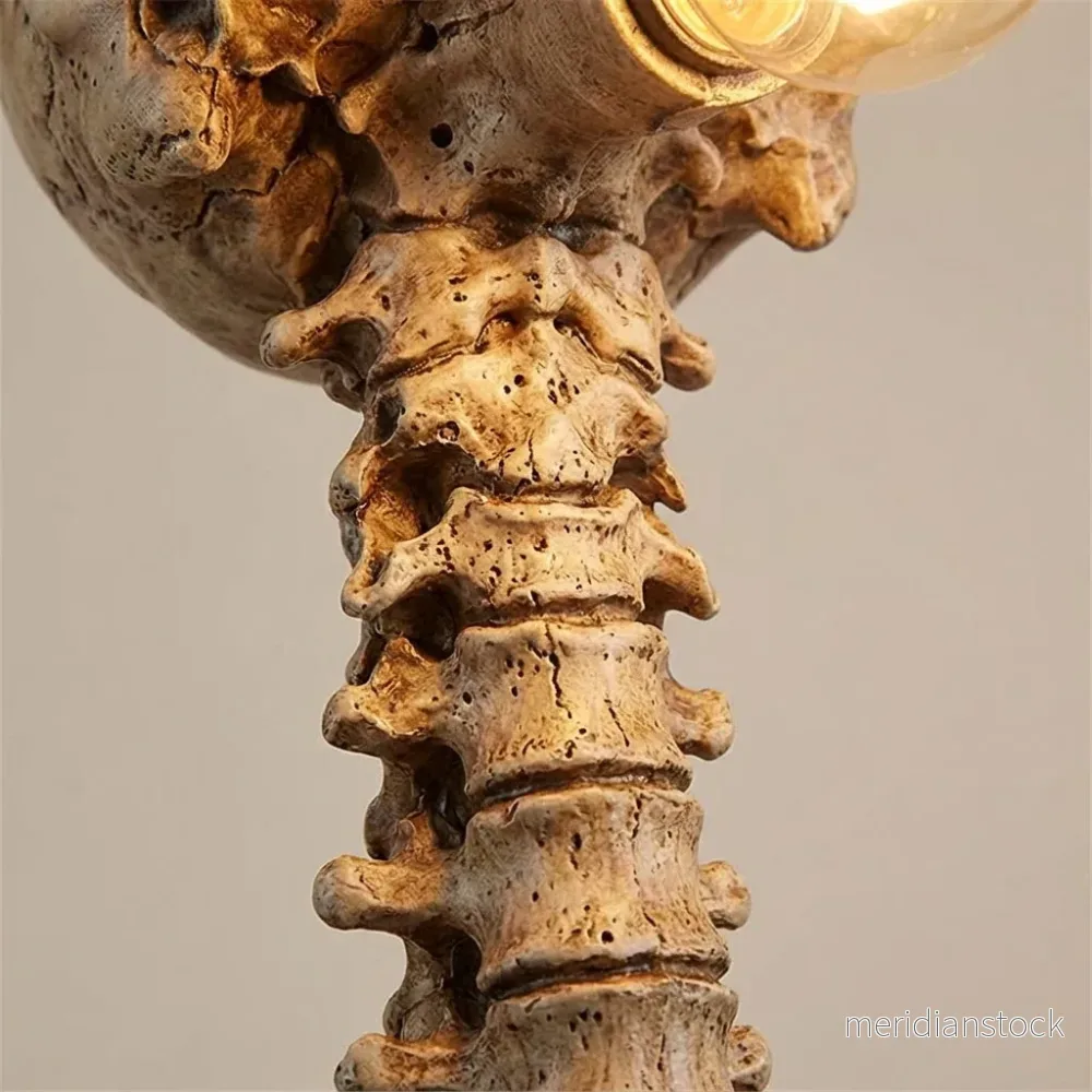 Dekorativ skelettbordslampa – Nightspine - Bild 3