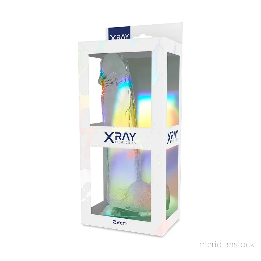X RAY - CLEAR COCK WITH BALLS 22 CM -O- 4.6 CM - Bild 2