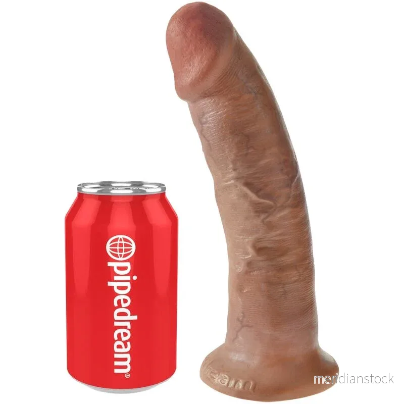 KING COCK - REALISTIC PENIS 21.7 CM CARAMEL - Bild 2