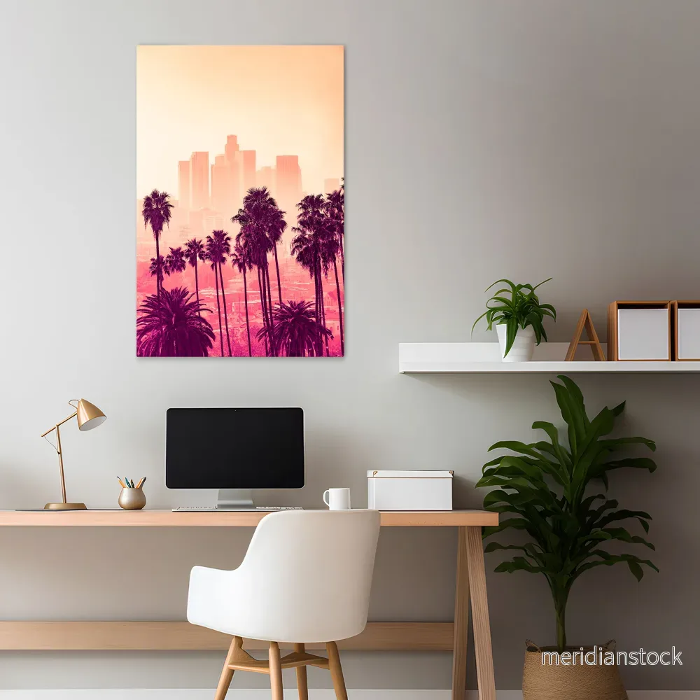 PALM SHADE DREAMSCAPE Vertical Canvas Print PALM SHADE DREAMSCAPE Vertical Canvas Print