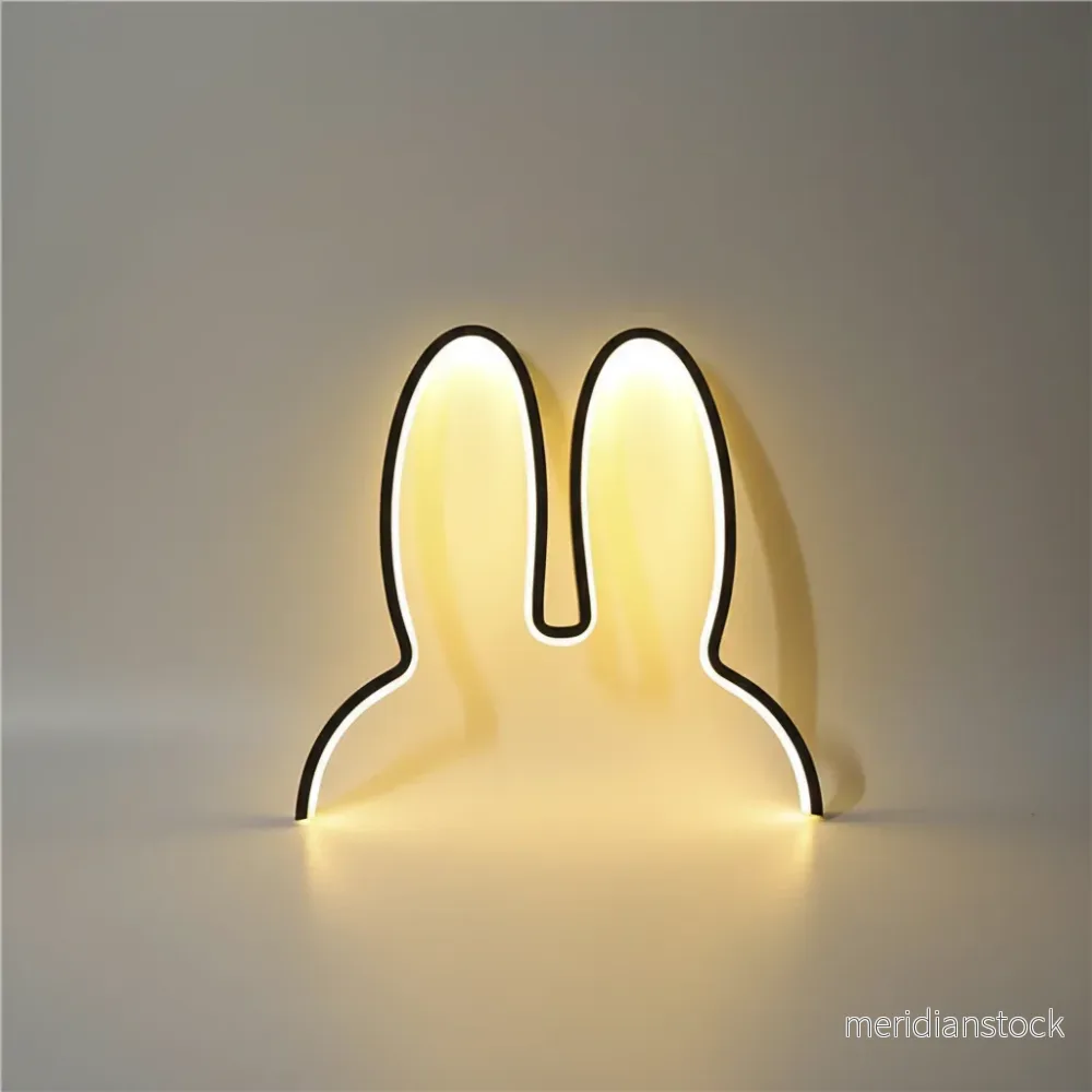 USB-uppladdningsbart LED-nattljus - MoonEars - Bild 2