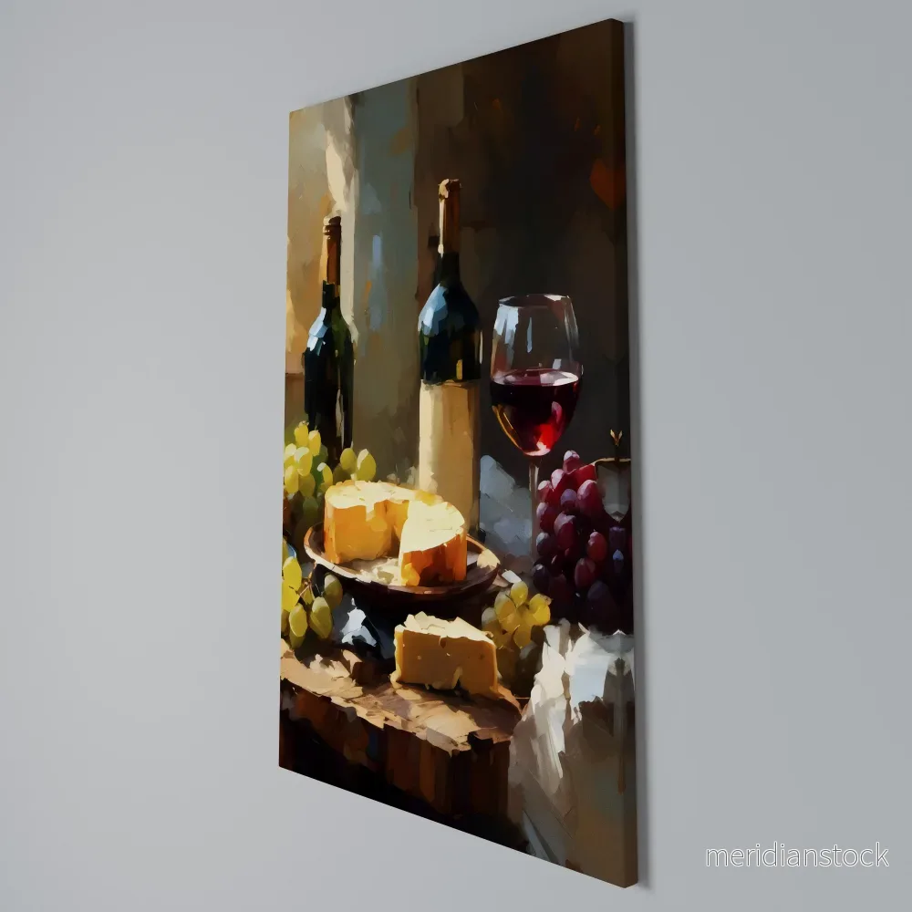 VINTAGE VINEYARD LUXURY Vertical Canvas Print - Bild 3