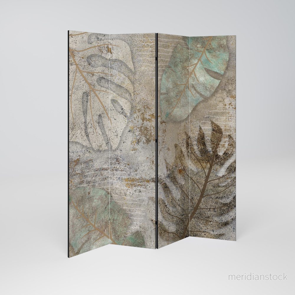 TEXTURED TRANQUILITY Rumsavdelare 4 paneler