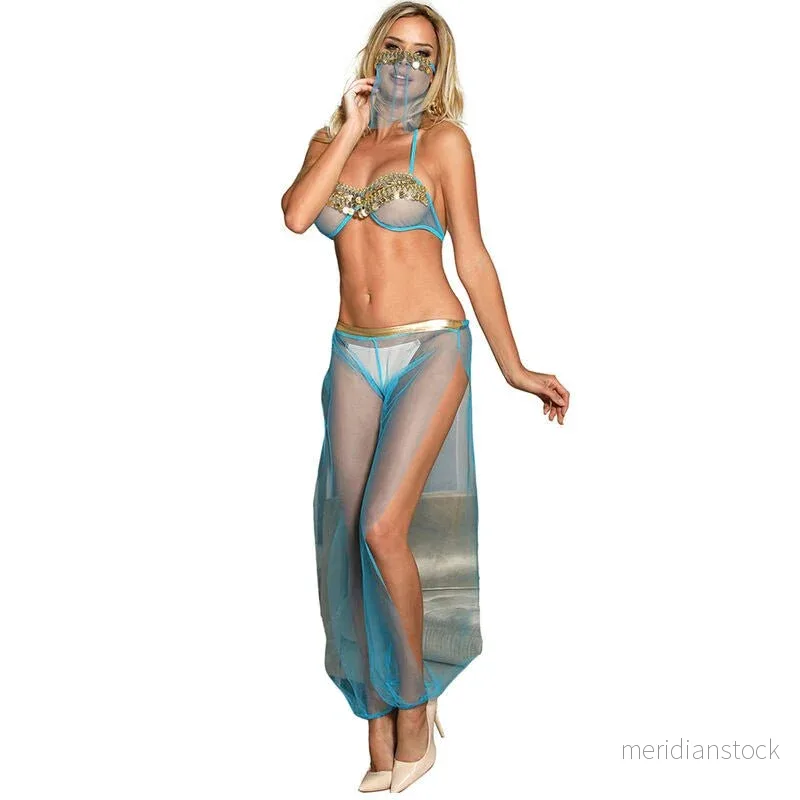 SUBBLIME - INDIA STYLE BLUE LINGERIE SET S/M - Bild 2