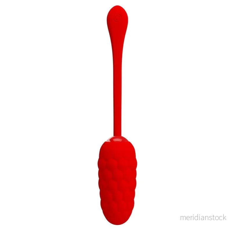 PRETTY LOVE - VIBRATING EGG WITH RED RECHARGEABLE MARINE TEXTURE - Bild 2