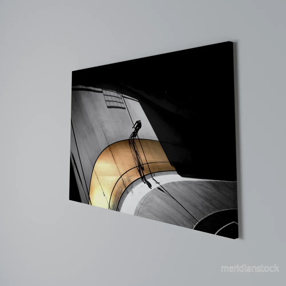 ORANGE ARC AMBIENCE Horizontal Canvas Print - Bild 3