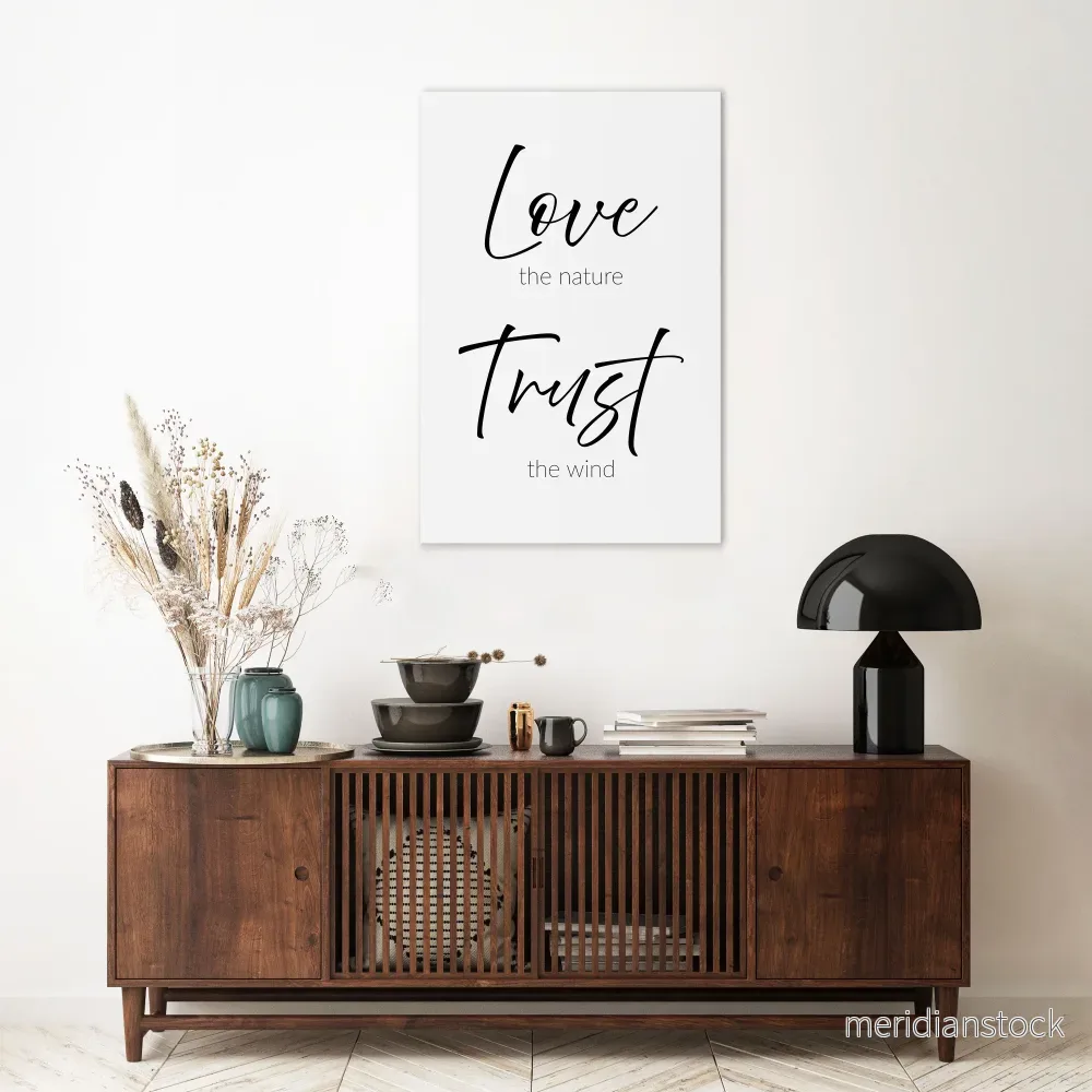 BREEZY BELIEFS Vertical Canvas Print BREEZY BELIEFS Vertical Canvas Print