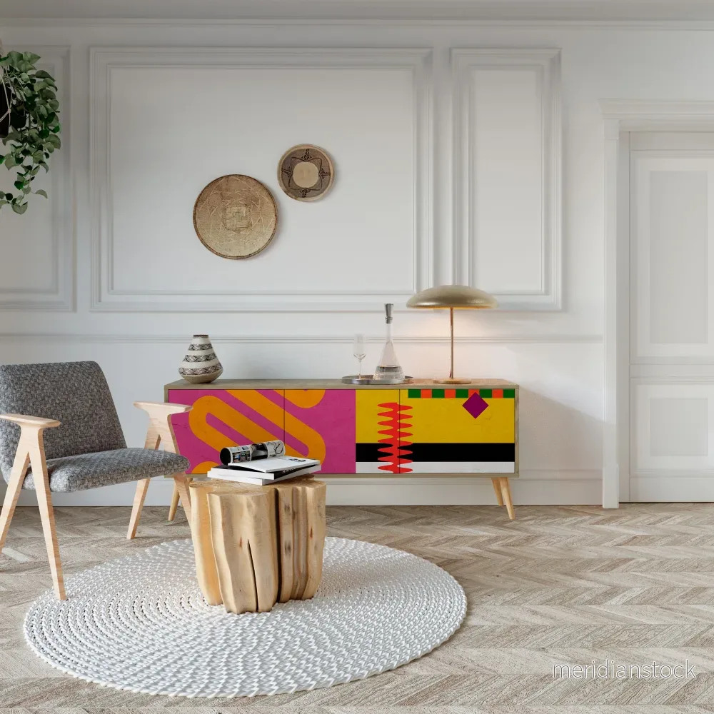 VIVID ART TV-bänk med 3 dörrar - Bild 3