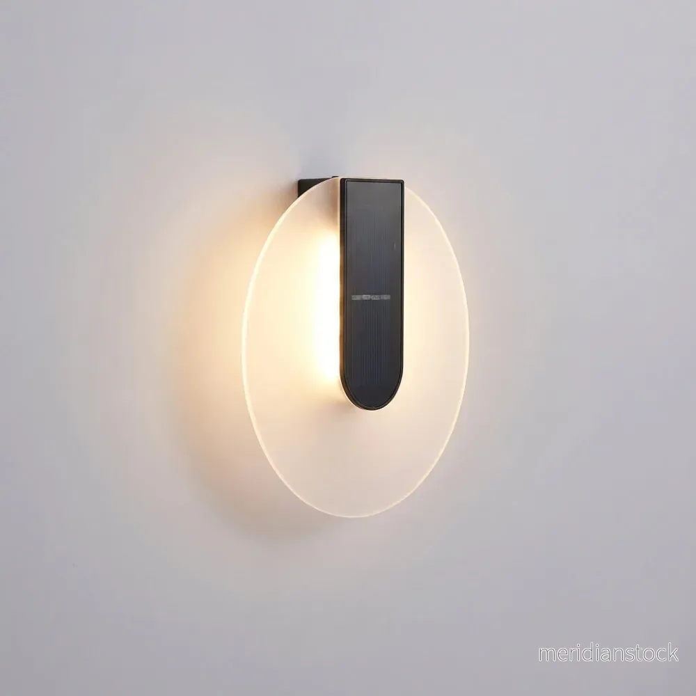 Modern rund vägglampa - Solenyx - Bild 2