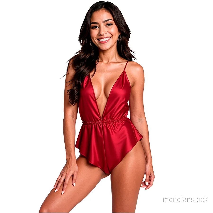 PASSION - SENSIE BODY BURGUNDY L/XL