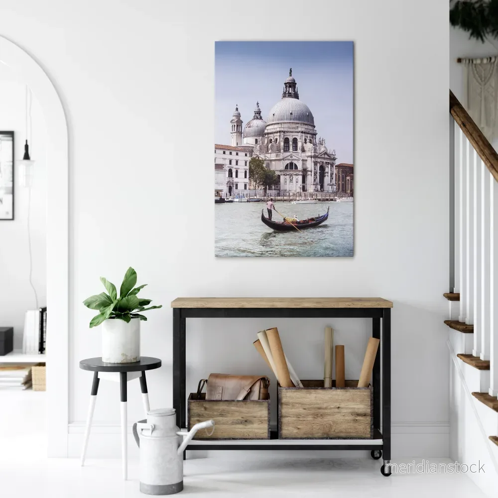 GONDOLA SERENADE Vertical Canvas Print - Bild 2