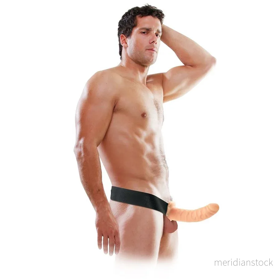 FETISH FANTASY SERIES - 19 CM HOLLOW STRAP-ON NATURAL - Bild 2