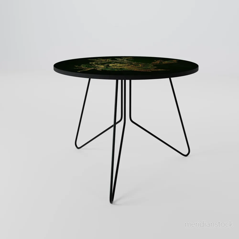 MIDNIGHT FLORAL GLIMMER Soffbord - Bild 3