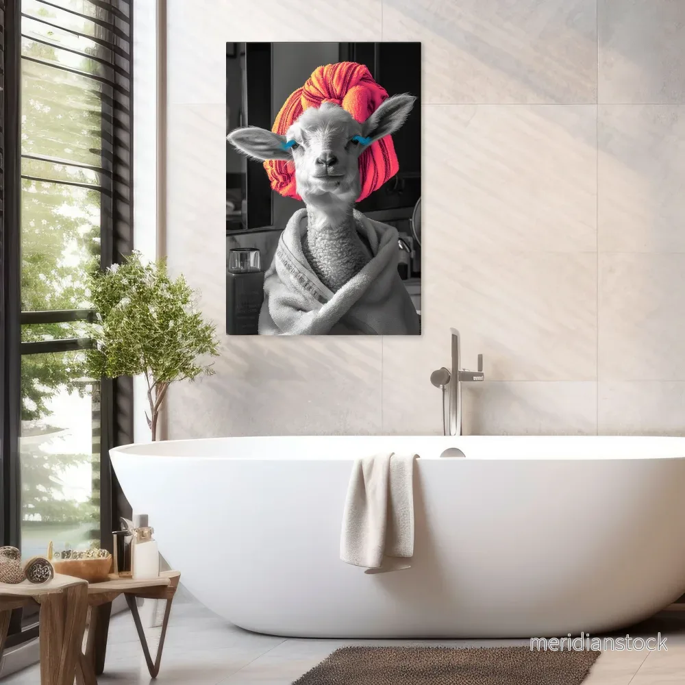 COUTURE CUDDLE Vertical Canvas Print - Bild 2