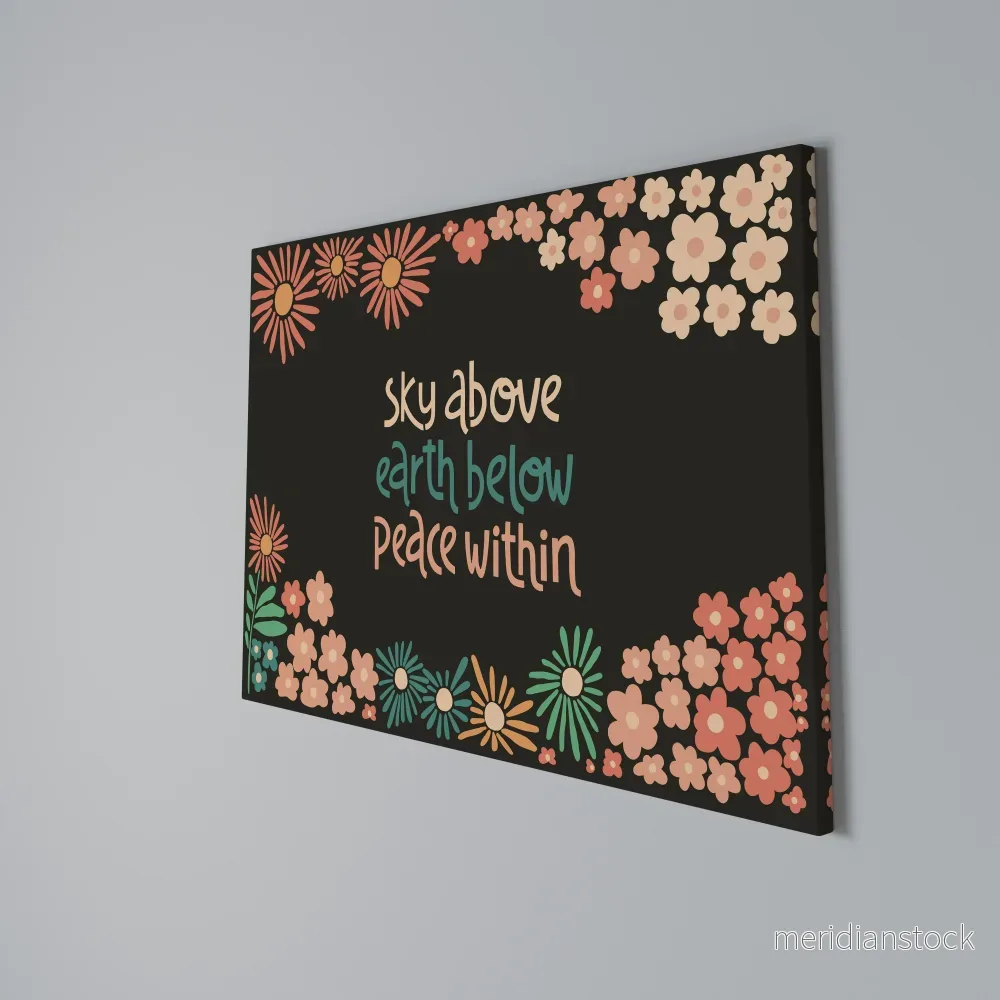 PEACE WITHIN Horizontal Canvas Print - Bild 3